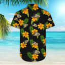 Tropical Flora Anaheim Ducks Hawaiian Shirt Gift For Beach Lovers