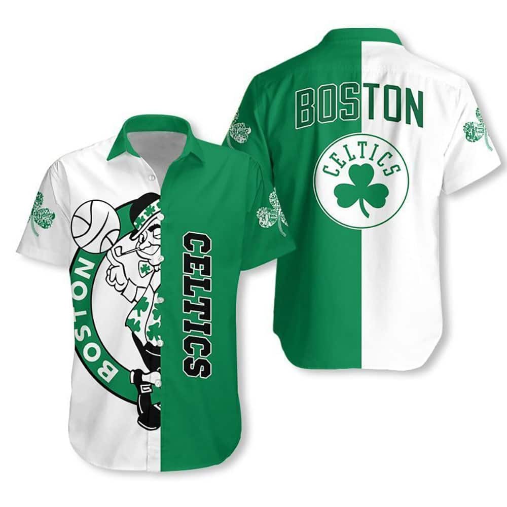 Cool Boston Celtics Hawaiian Shirt Beach Gift For Basketball Lovers
