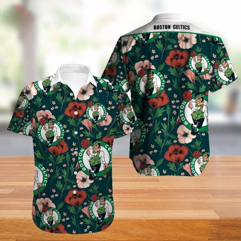 Boston Celtics Hawaiian Shirt Basketball Lovers Gift