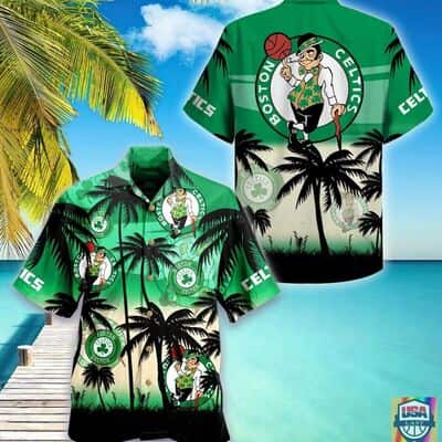 Summer Vibes Boston Celtics Hawaiian Shirt Vintage Gift For Beach Lovers Summer Vibes Boston Celtics Hawaiian Shirt Vintage Gift For Beach Lovers