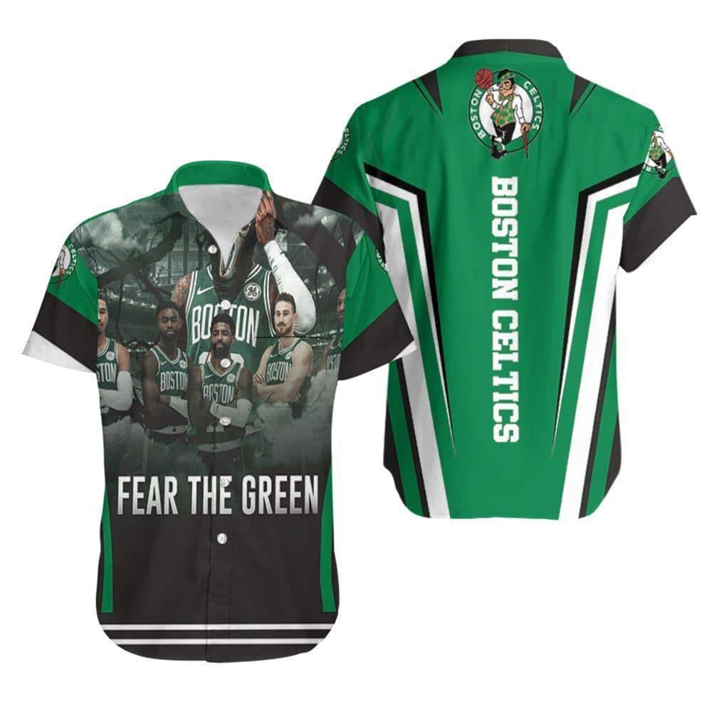 Boston Celtics Hawaiian Shirt Fear The Green Gift For NBA Fans