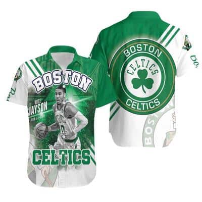 Boston Celtics Hawaiian Shirt Jayson Tatum Gift For Basketball Players Boston Celtics Hawaiian Shirt Jayson Tatum Gift For Basketball Players
