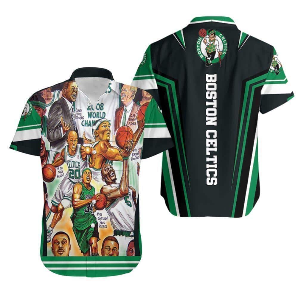 Boston Celtics Hawaiian Shirt Gift For Basketball Lovers
