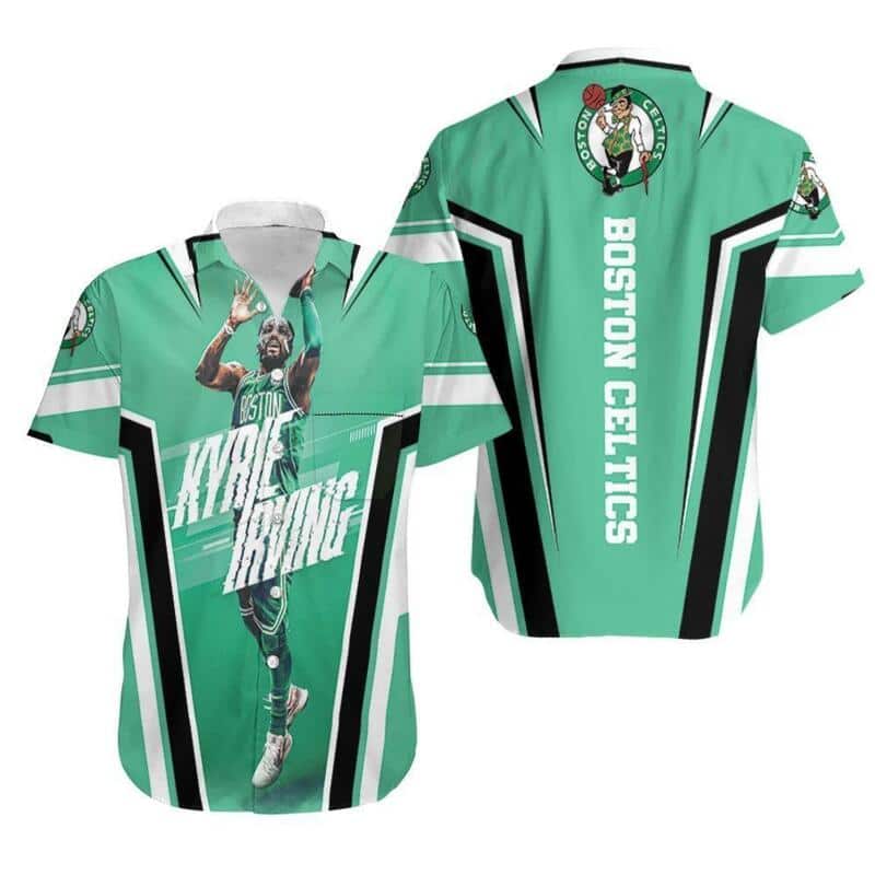 Boston Celtics Hawaiian Shirt Kyrie Irving Gift Boston Celtics Hawaiian Shirt Kyrie Irving Gift