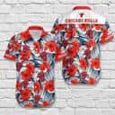 Chicago Bulls Hawaiian Shirt Red Hibiscus Flower Best Basketball Gift Chicago Bulls Hawaiian Shirt Red Hibiscus Flower Best Basketball Gift