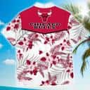 Chicago Bulls Hawaiian Shirt Tropical Flower Pattern Chicago Bulls Hawaiian Shirt Tropical Flower Pattern