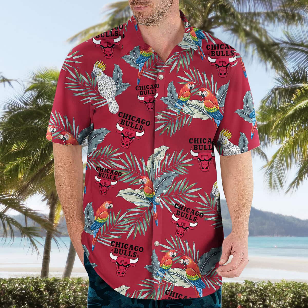 NBA Chicago Bulls Hawaiian Shirt Gift For Beach Trip