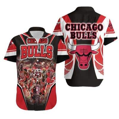 Chicago Bulls Hawaiian Shirt NBA Gift For Basketball Fans Chicago Bulls Hawaiian Shirt NBA Gift For Basketball Fans