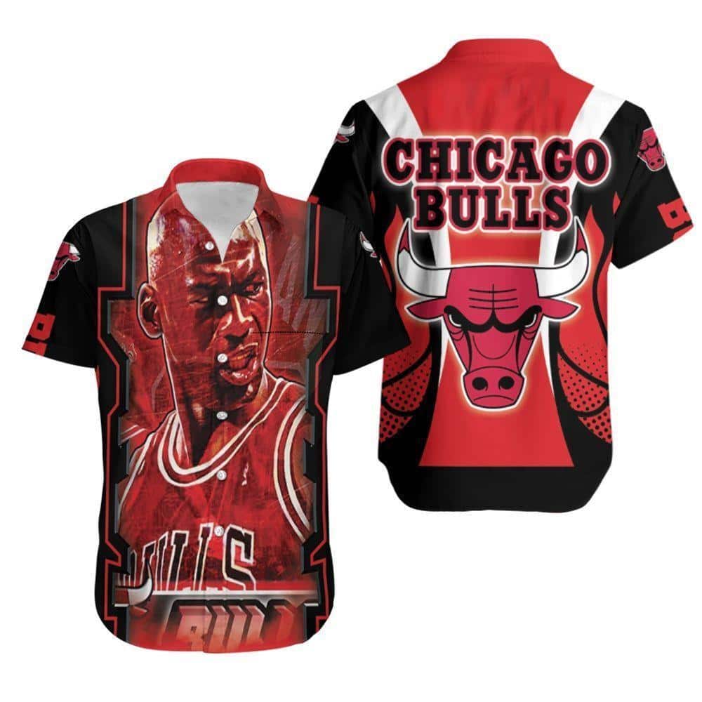 Michael Jordan Chicago Bulls Hawaiian Shirt Best Basketball Gift