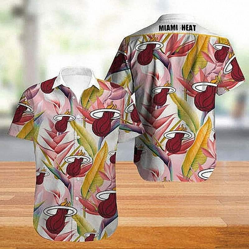 Miami Heat Hawaiian Shirt Beach Vacation Gift Miami Heat Hawaiian Shirt Beach Vacation Gift
