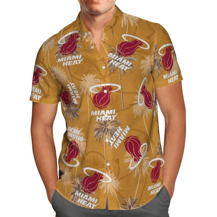 Miami Heat Hawaiian Shirt Basketball Gift For Someone Going to Hawaii