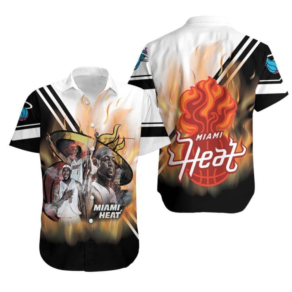 NBA Miami Heat Hawaiian Shirt Gift For NBA Fans