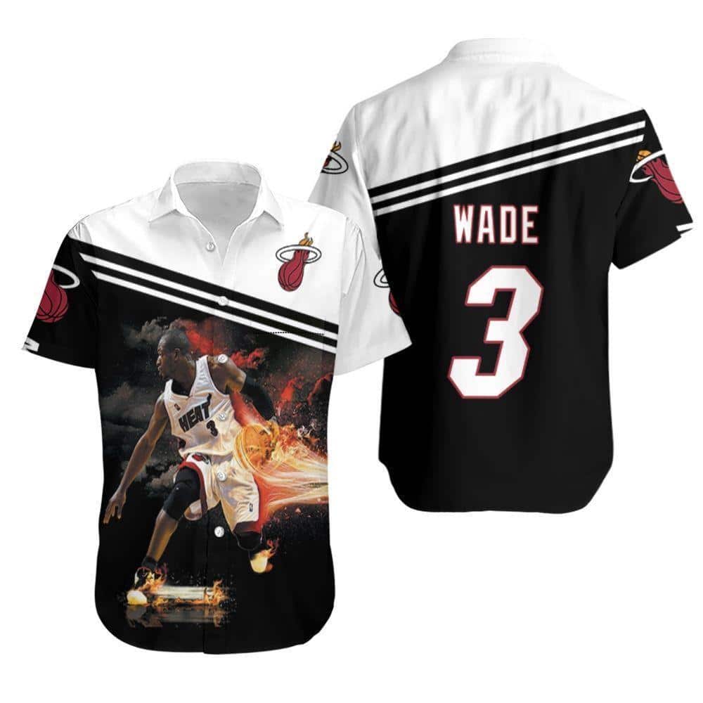 Miami Heat Hawaiian Shirt Dwyane Wade Gift