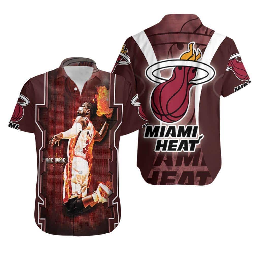 Dwyane Wade Miami Heat Hawaiian Shirt