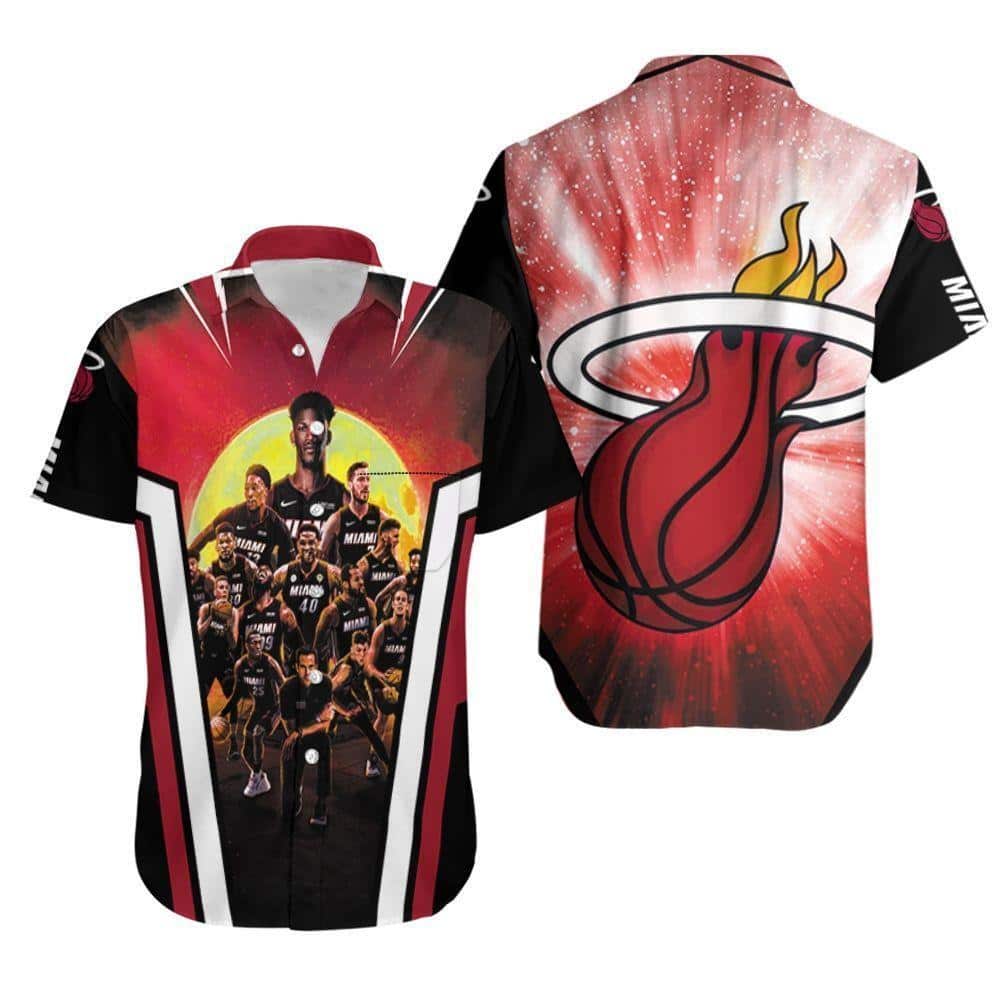 Miami Heat Hawaiian Shirt Gift For Basketball Coaches