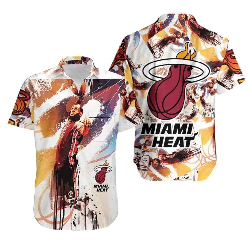 Lebron James 6 NBA Miami Heat Hawaiian Shirt