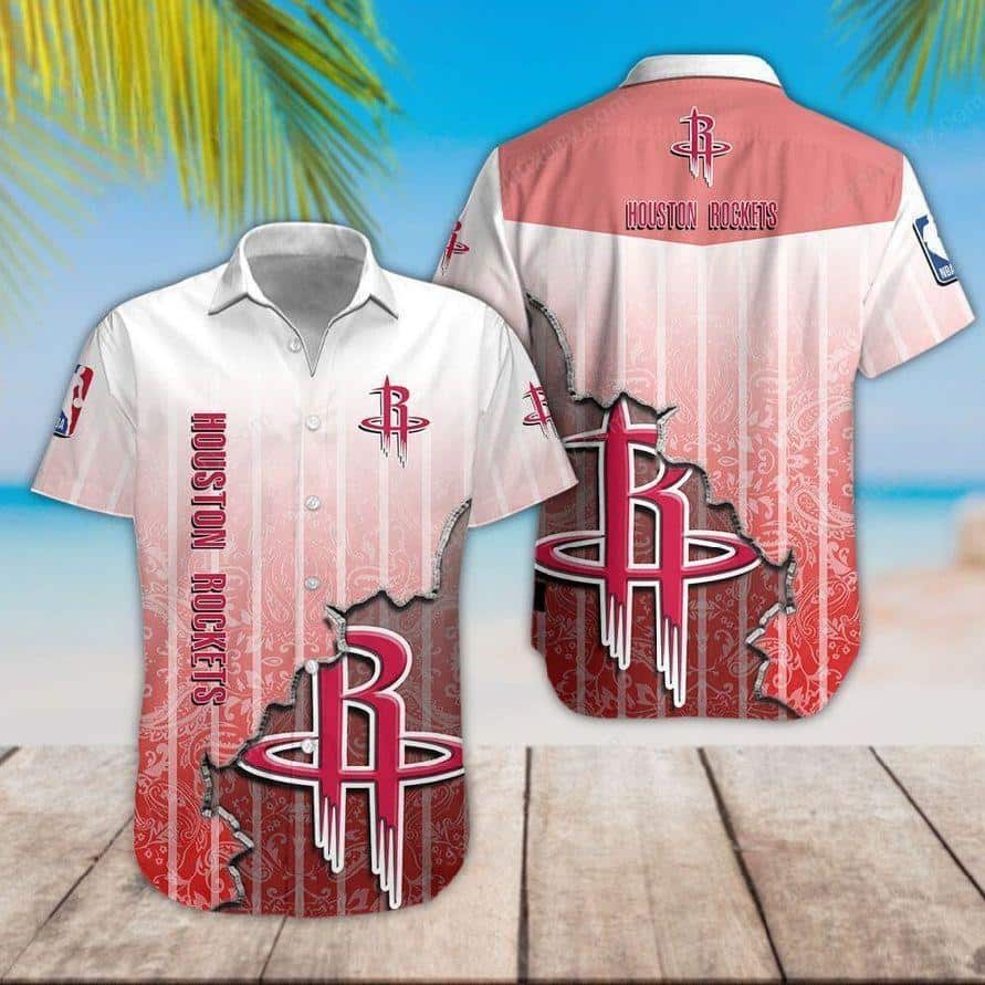 NBA Houston Rockets Hawaiian Shirt Beach Gift For Basketball Lovers