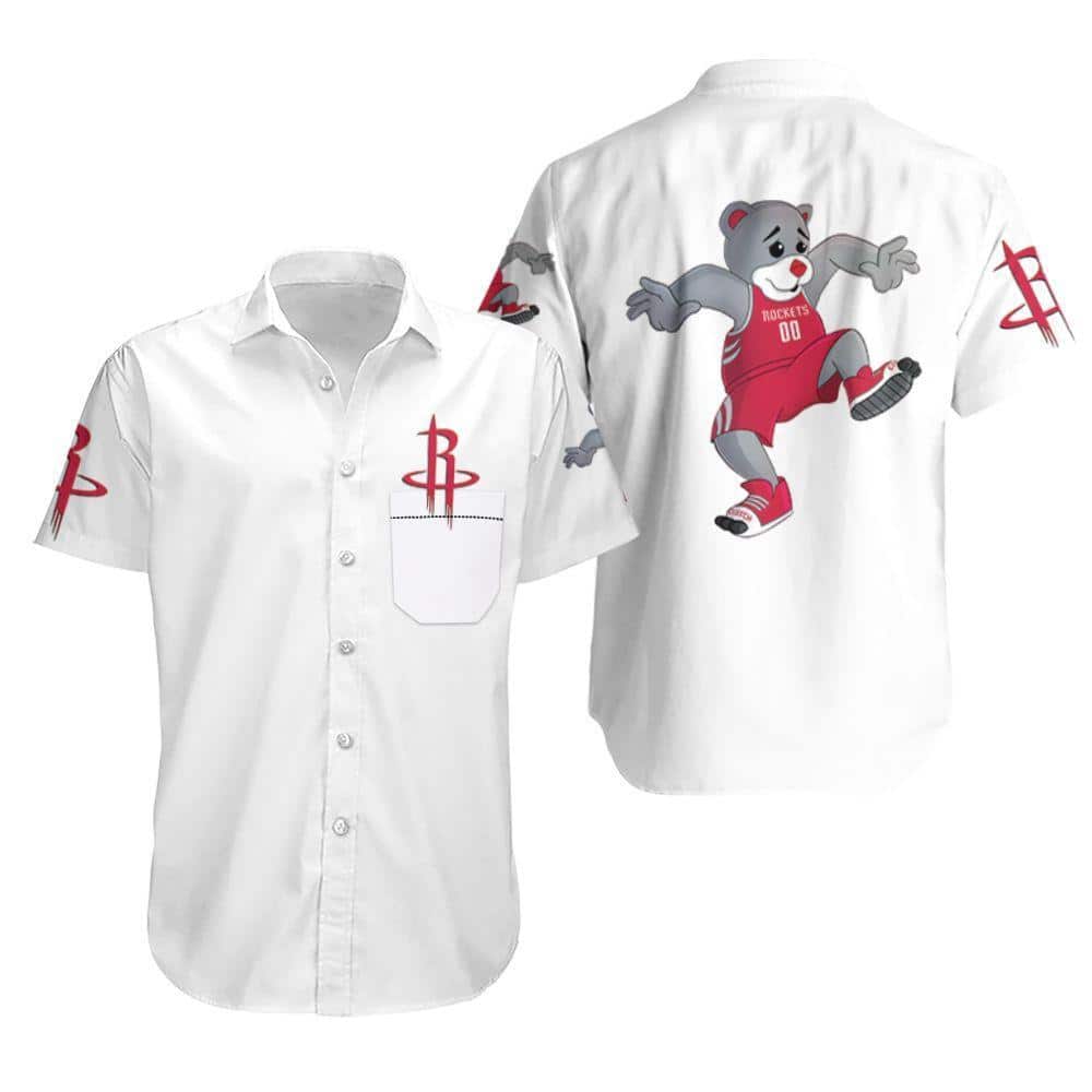Funny Mascot Houston Rockets Hawaiian Shirt