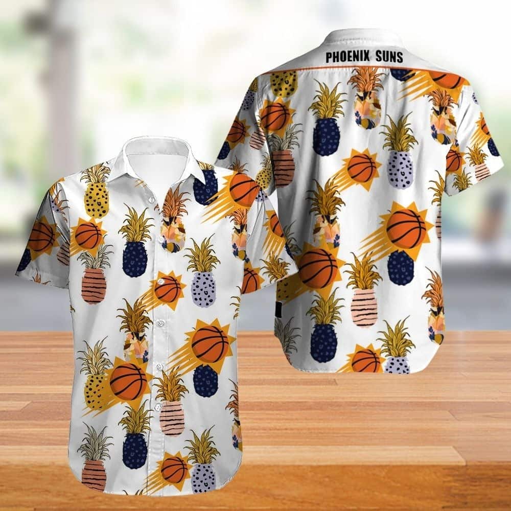Phoenix Suns Hawaiian Shirt Flower Summer Gift For Beach Lovers