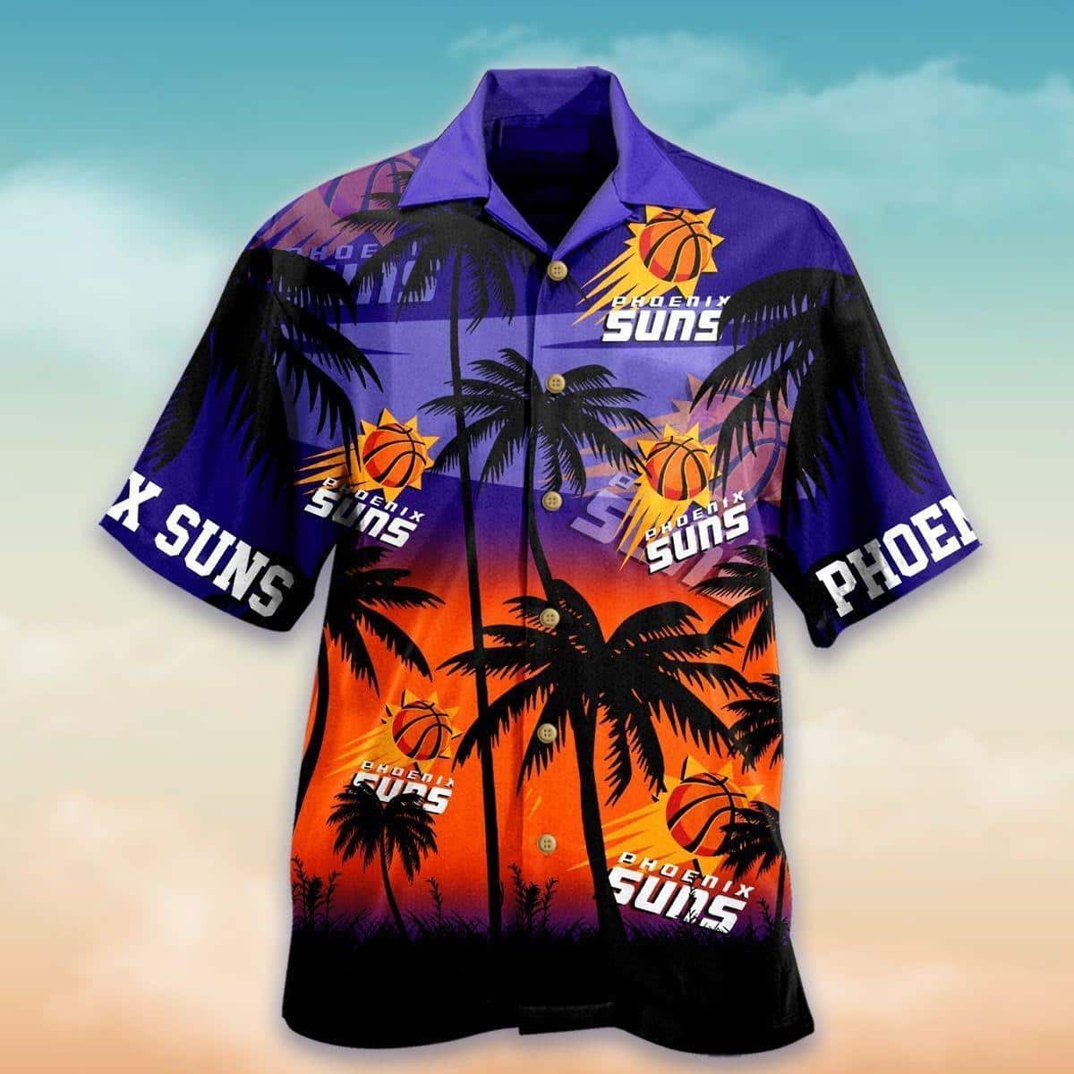 Vintage Phoenix Suns Hawaiian Shirt Beach Gift For Friend
