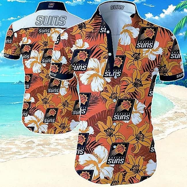 NBA Phoenix Suns Hawaiian Shirt Gift For Beach Trip