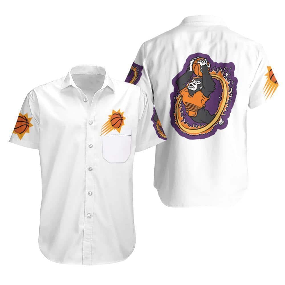 Mascot Logo Phoenix Suns Hawaiian Shirt Gift For Suns Fans