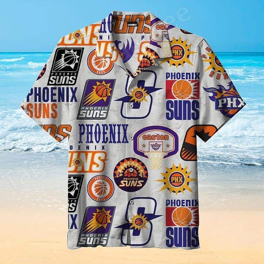 Phoenix Suns Hawaiian Shirt Gift For Someone Going to Hawaii