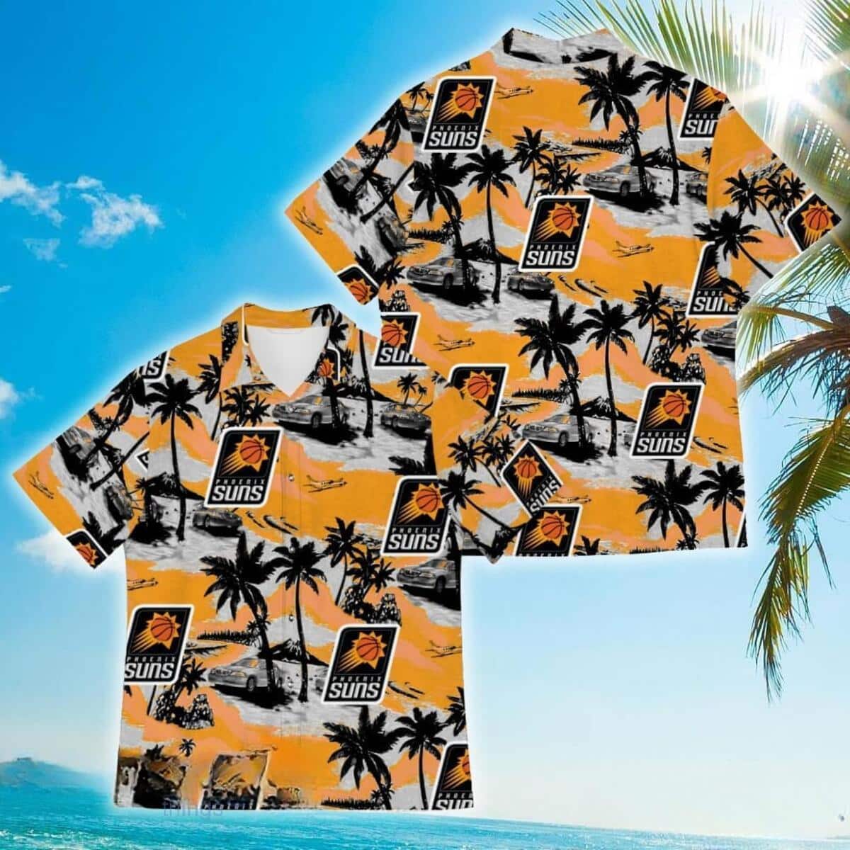 Summer Vibes Phoenix Suns Tropical Coconut Hawaiian Shirt