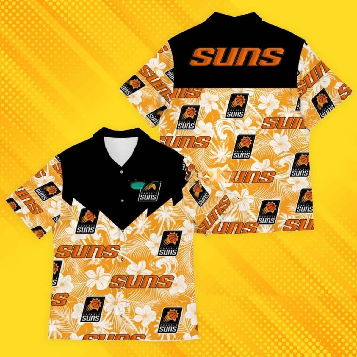 Phoenix Suns Hawaiian Shirt Hibiscus Flower Beach Lovers Gift