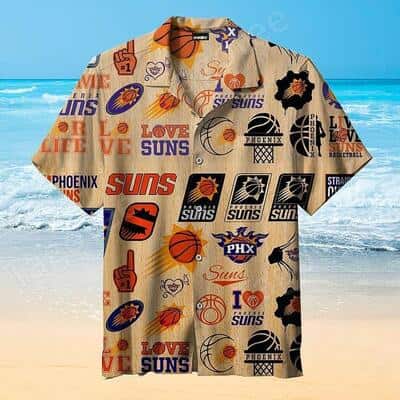 Vintage Phoenix Suns Hawaiian Shirt Gift For Beach Vacation