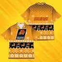 Phoenix Suns Hawaiian Shirt Snowflake Pattern Christmas Gift For Basketball Lovers
