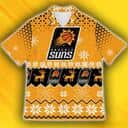 Phoenix Suns Hawaiian Shirt Snowflake Pattern Christmas Gift For Basketball Lovers