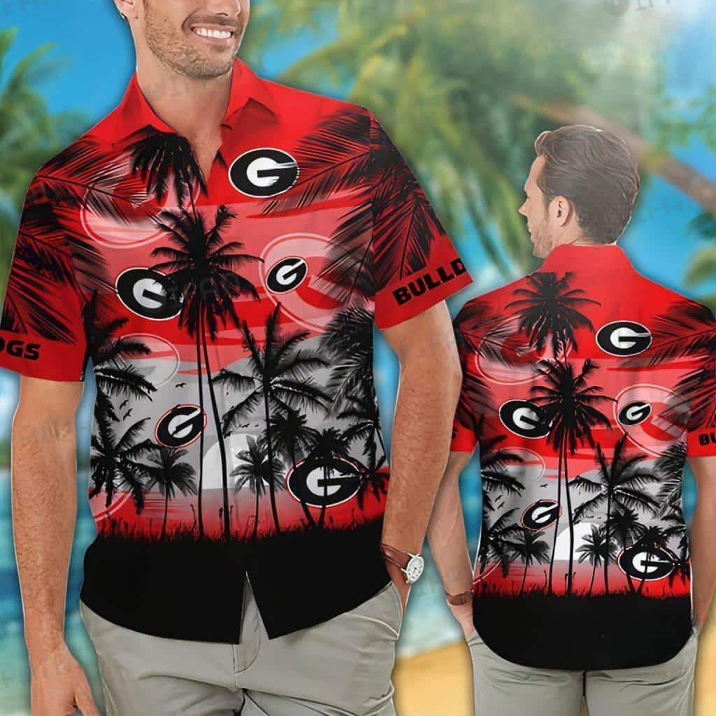 Summer Vibes Georgia Bulldogs UGA Hawaiian Shirt