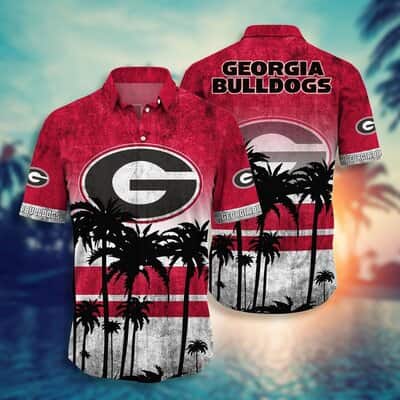 Summer Vibes Georgia Bulldogs UGA Hawaiian Shirt Gift For Beach Trip