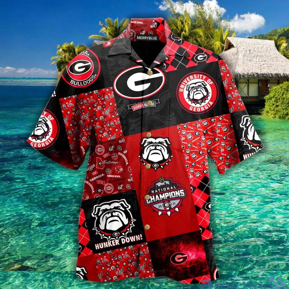 Georgia Bulldogs UGA Hawaiian Shirt Football Gift For Players