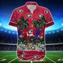 Parrot Georgia Bulldogs UGA Hawaiian Shirt Football Gift For Beach Lovers Parrot Georgia Bulldogs UGA Hawaiian Shirt Football Gift For Beach Lovers