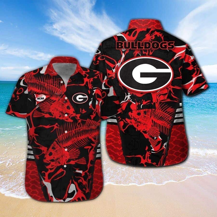 Georgia Bulldogs UGA Hawaiian Shirt Gift For Football Lovers