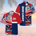 July 4th Independence Day Bud Light Hawaiian Shirt July 4th Independence Day Bud Light Hawaiian Shirt