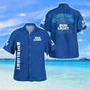 Blue Aloha Bud Light Hawaiian Shirt Beach Lovers Gift Blue Aloha Bud Light Hawaiian Shirt Beach Lovers Gift