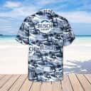 Busch Light Hawaiian Shirt Sea Island Pattern Beer Lovers Gift