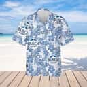 Busch Light Beer Hawaiian Shirt Tropical Flower Pattern Beach Lovers Gift Busch Light Beer Hawaiian Shirt Tropical Flower Pattern Beach Lovers Gift