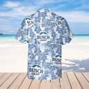 Busch Light Beer Hawaiian Shirt Tropical Flower Pattern Beach Lovers Gift Busch Light Beer Hawaiian Shirt Tropical Flower Pattern Beach Lovers Gift