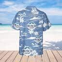 Busch Light Hawaiian Shirt Beach Pattern Birthday Gift For Beer Lovers