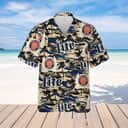Miller Lite Beer Hawaiian Shirt Island Pattern Gift For Beach Trip