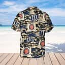 Miller Lite Beer Hawaiian Shirt Island Pattern Gift For Beach Trip