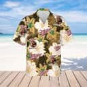 Miller High Life Hawaiian Shirt Floral Pattern Summer Holiday Gift Miller High Life Hawaiian Shirt Floral Pattern Summer Holiday Gift