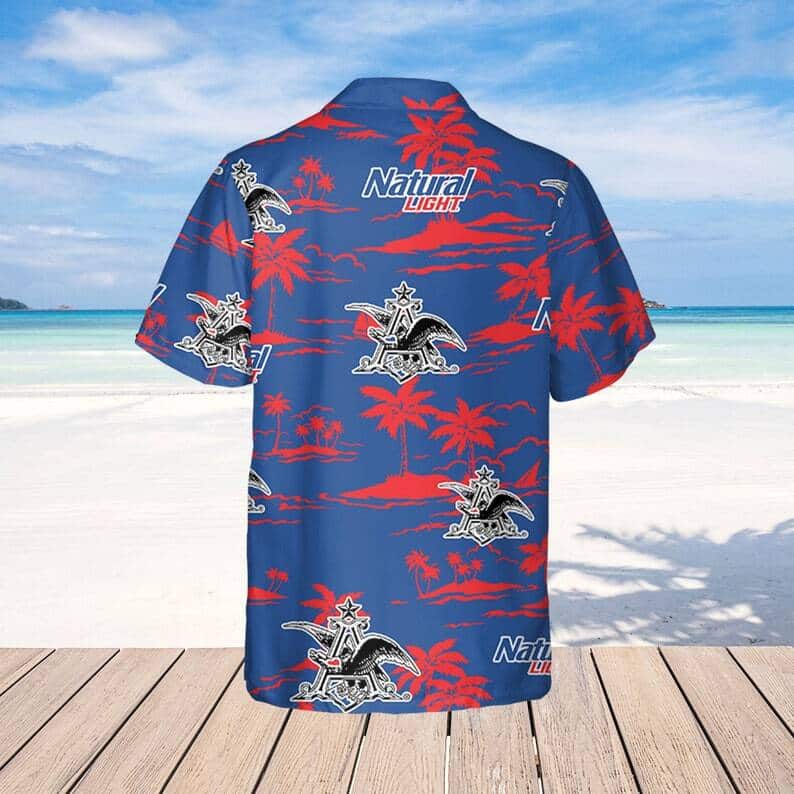 Natural Light Beer Hawaiian Shirt Beach Gift For Him And Her Natural Light Beer Hawaiian Shirt Beach Gift For Him And Her