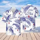 Michelob Ultra Beer Hawaiian Shirt Palm Leaves Pattern Best Beach Gift Michelob Ultra Beer Hawaiian Shirt Palm Leaves Pattern Best Beach Gift