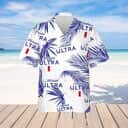 Michelob Ultra Beer Hawaiian Shirt Palm Leaves Pattern Best Beach Gift Michelob Ultra Beer Hawaiian Shirt Palm Leaves Pattern Best Beach Gift