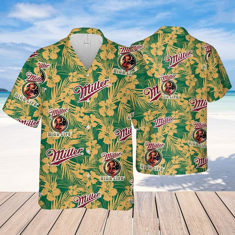 Miller High Life Beer Hawaiian Shirt For Summer Lovers